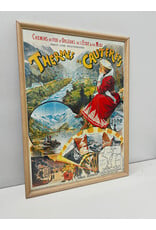 Vintage style "Thermes de Cauteretes" by Maurice Pallandre, framed poster