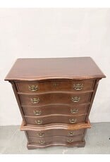 Bassett 6-Drawer Mahogany Wood Chest on Chest
