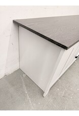Farmhouse-Style Wooden Media Console