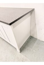 Farmhouse-Style Wooden Media Console