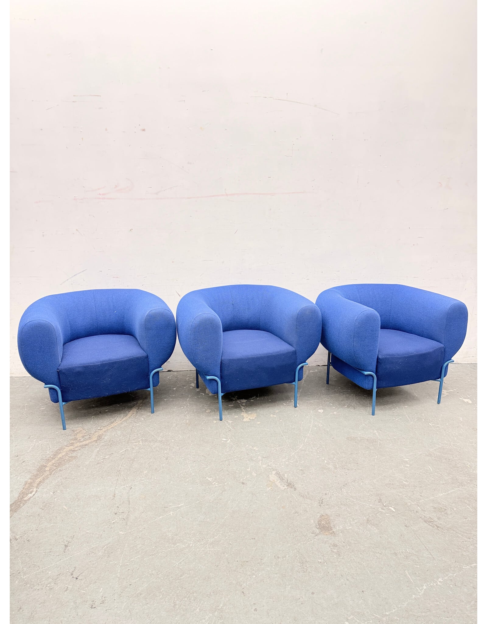 Madda Lounge Chair by Michael Felix in that Blues Clues Blue