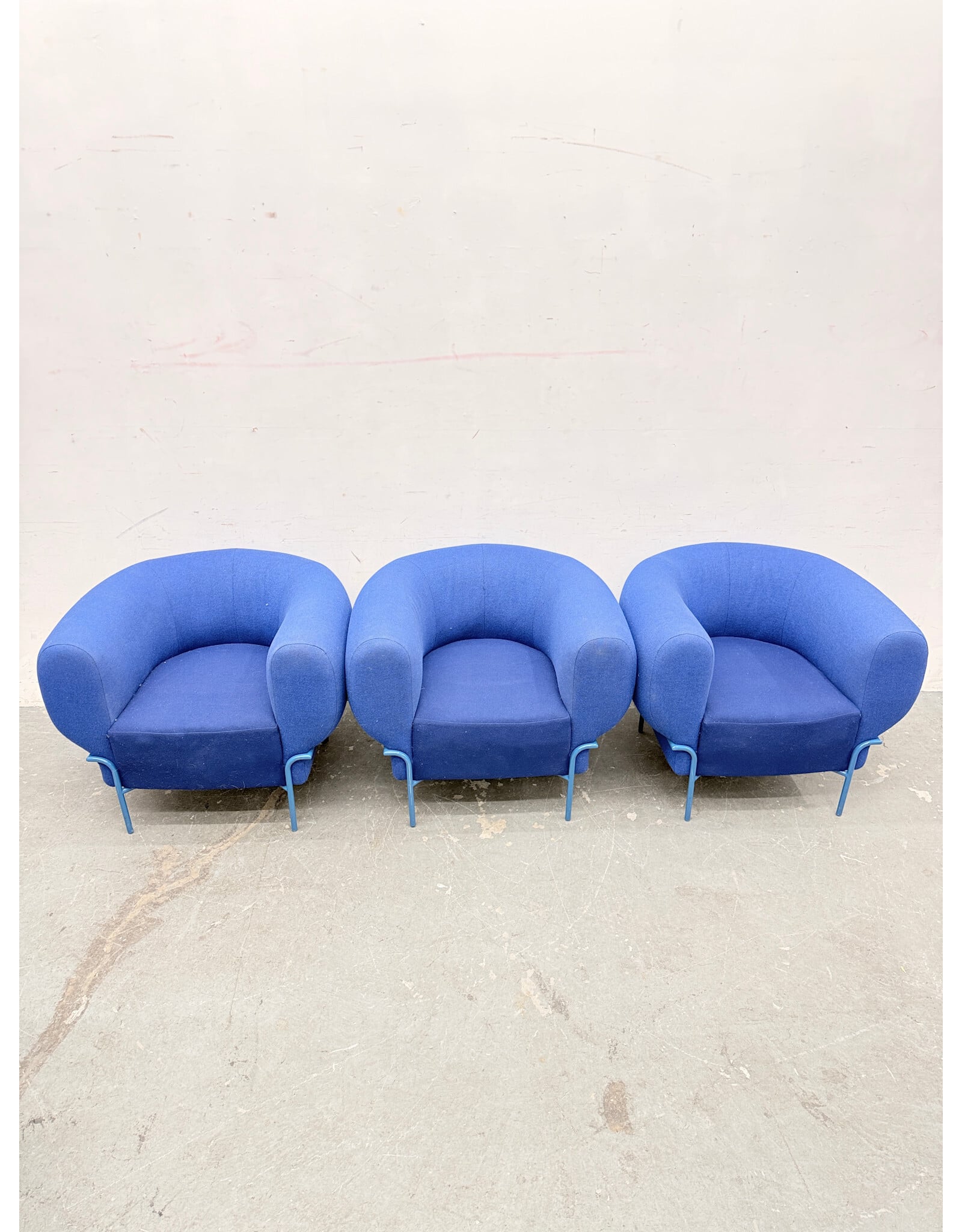 Madda Lounge Chair by Michael Felix in that Blues Clues Blue