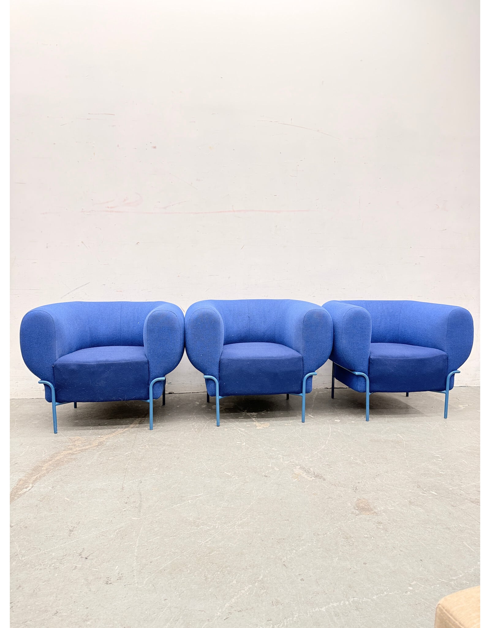 Madda Lounge Chair by Michael Felix in that Blues Clues Blue