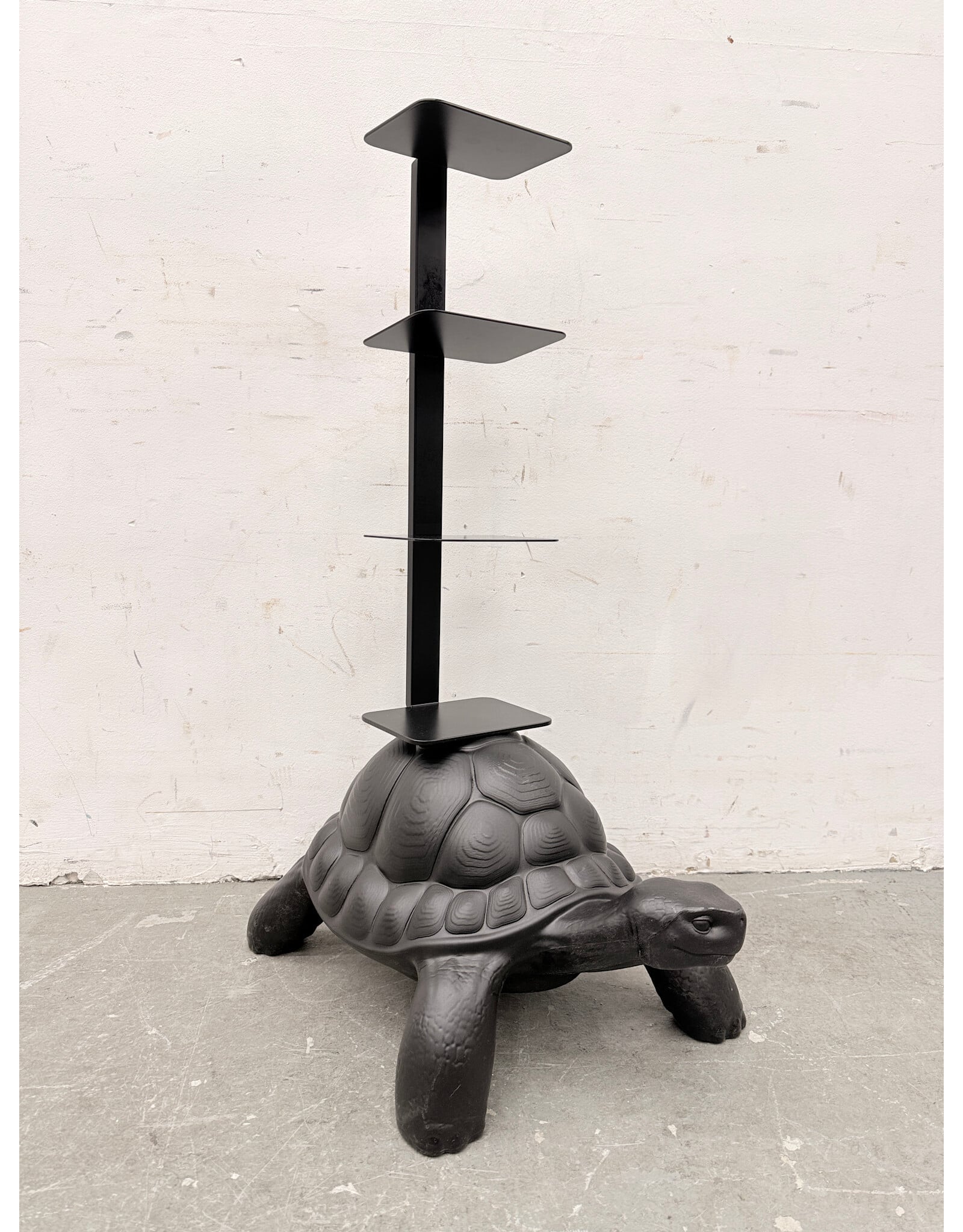 Qeeboo Turtle Carry Bookcase by Marcantonio in Black