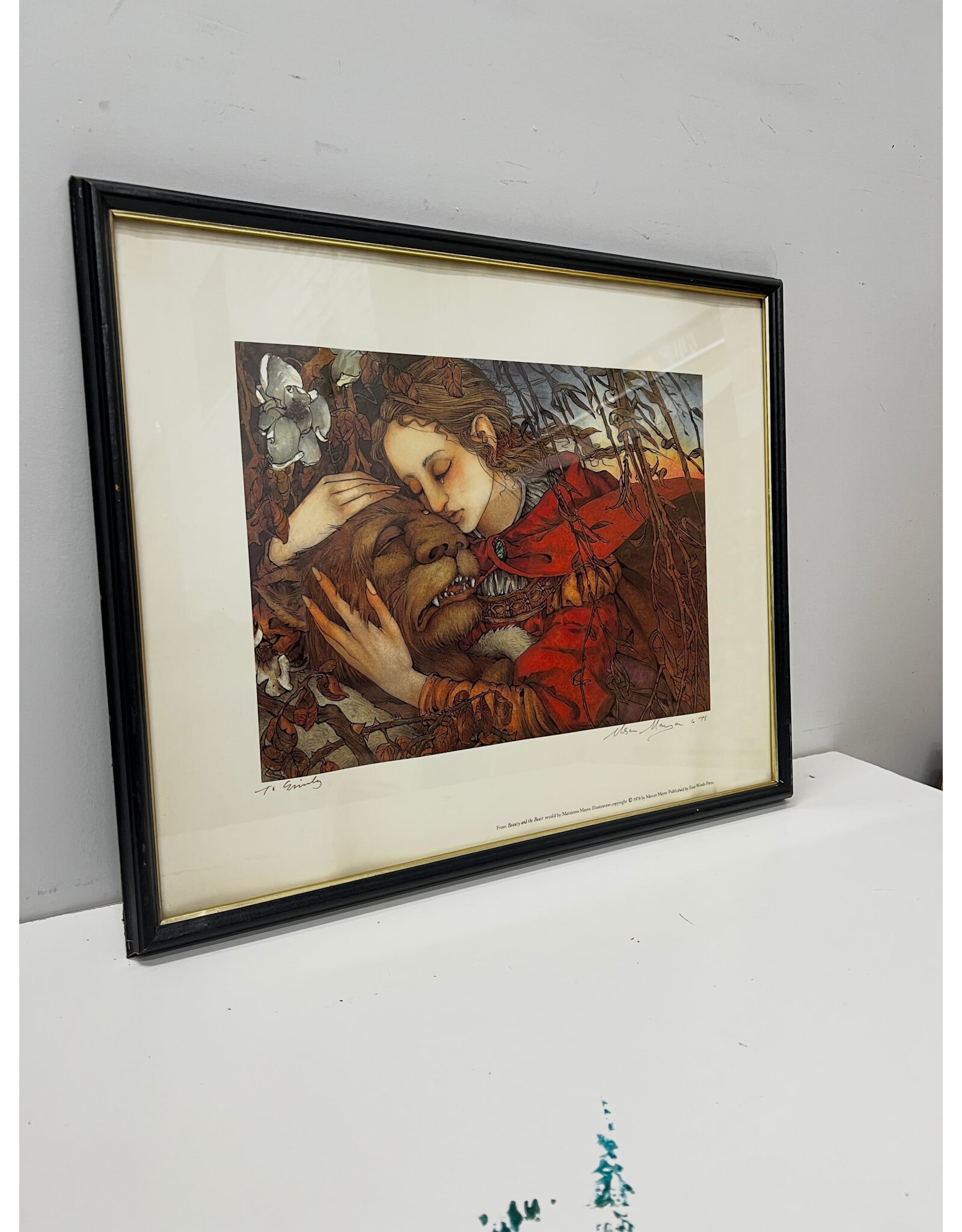Beauty and the Beast, by Mercer Mayer, signed print