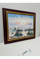 In The Morning, framed painting on canvas, signed lower right