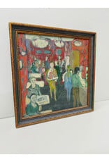 XXII for the Staff of Life, framed painting on canvas, sgnd ZALMAR