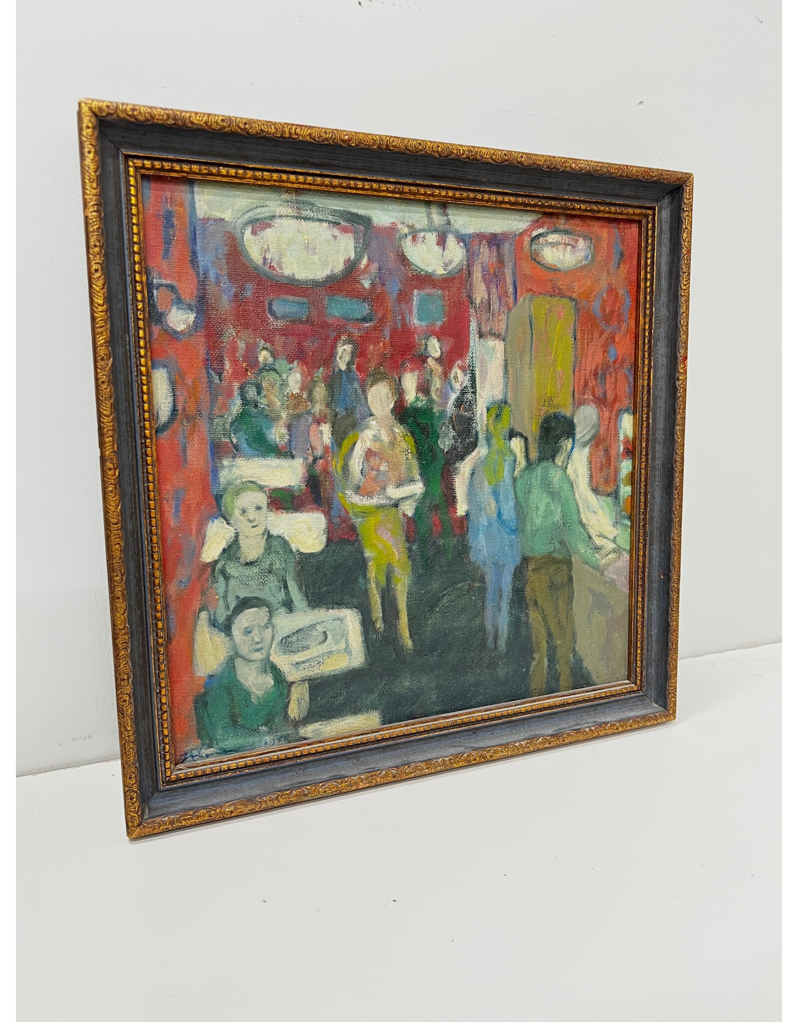 XXII for the Staff of Life, framed painting on canvas, sgnd ZALMAR