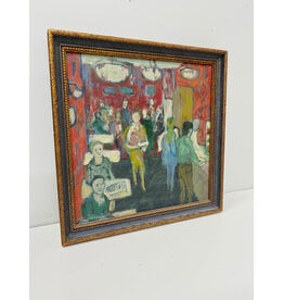 XXII for the Staff of Life, framed painting on canvas, sgnd ZALMAR