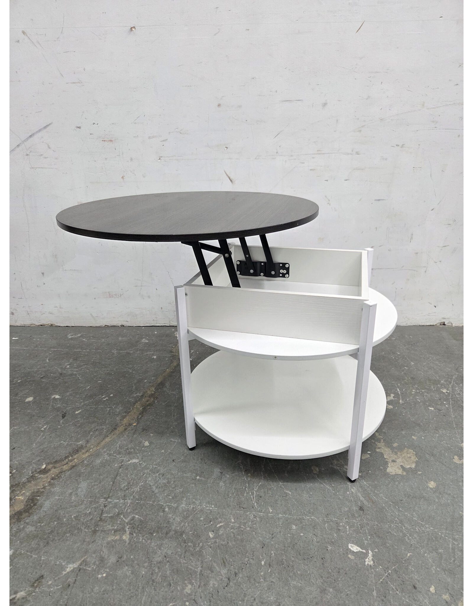 Modern Circular Lift-top Coffee Table
