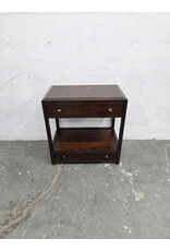 Restoration Hardware Wooden 2-tier Nightstand