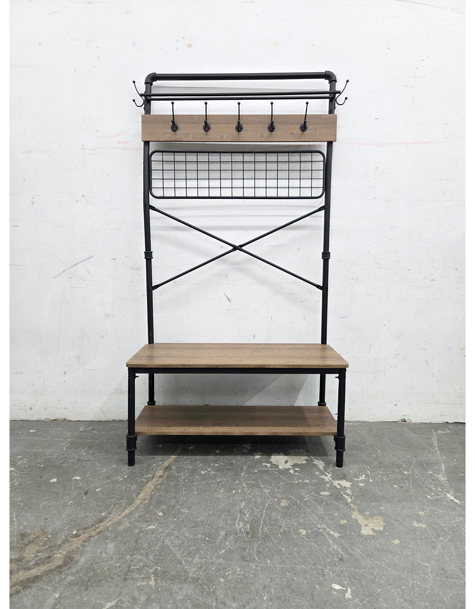 Modern Rustic Hallway Rack