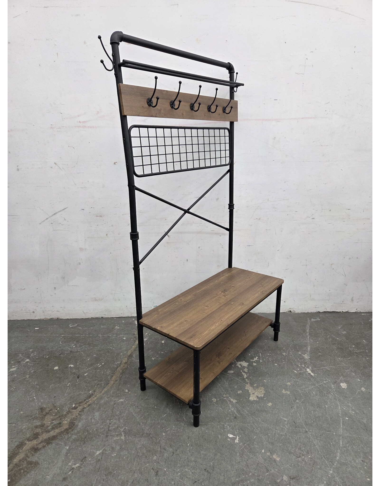 Modern Rustic Hallway Rack