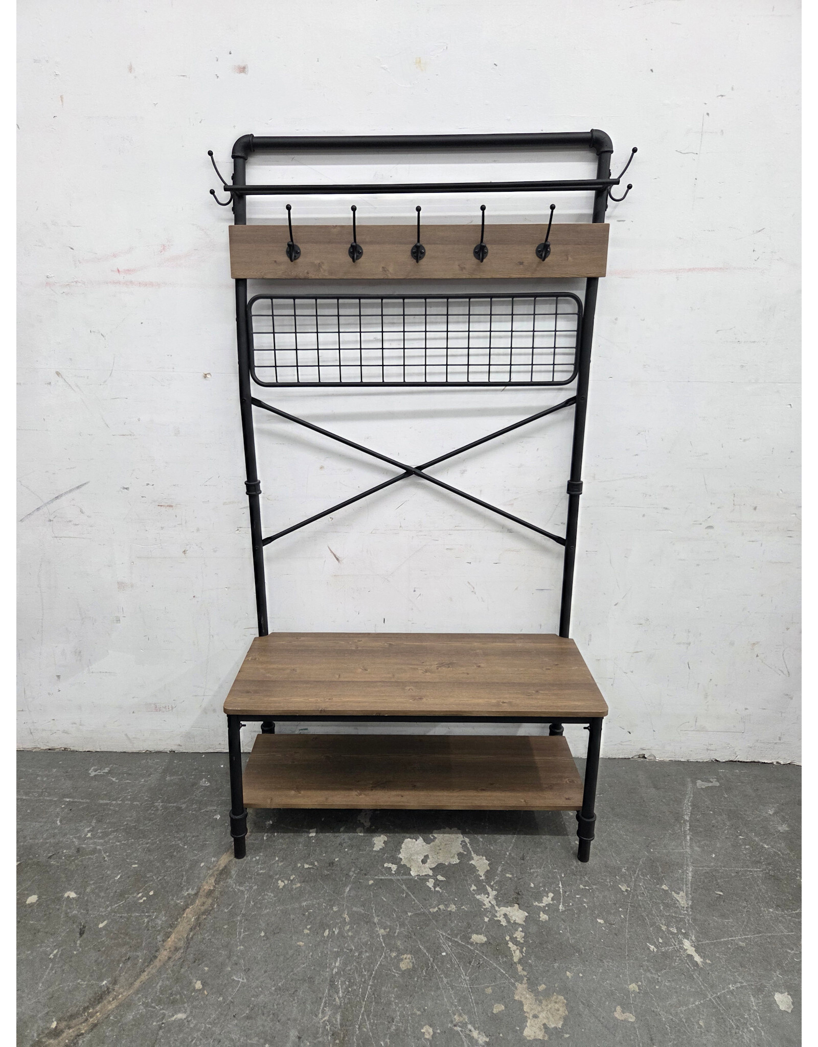 Modern Rustic Hallway Rack