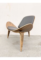 Mid-Century Modern Style Shell Lounge Chair by Hans J. Wegner