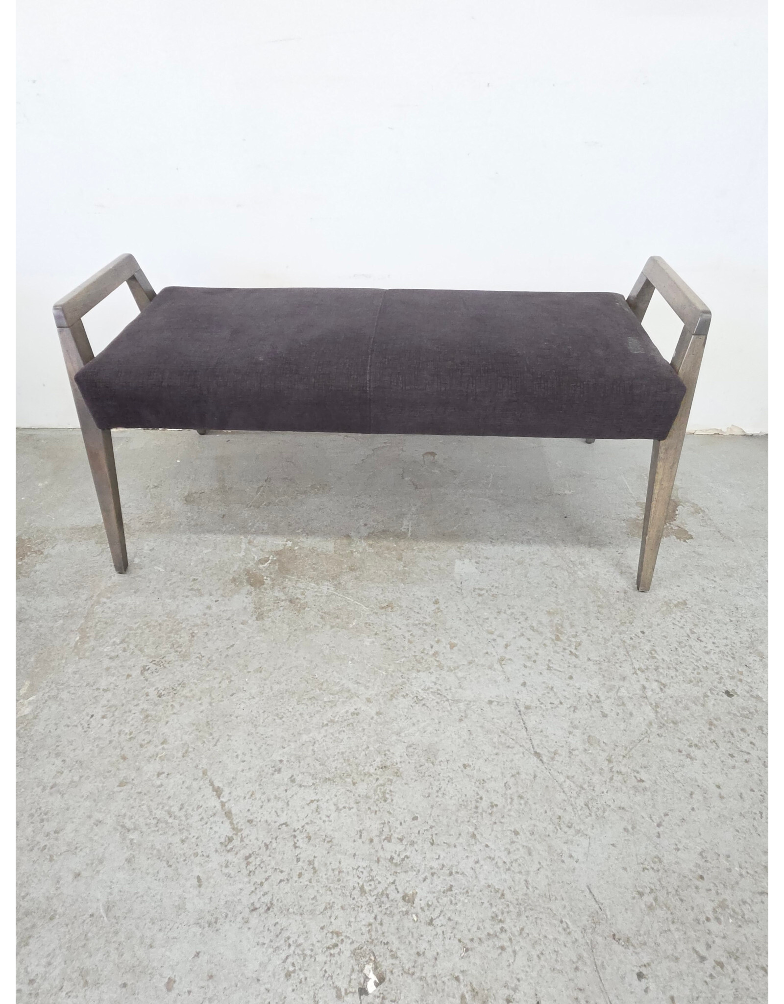 Mid-Century Modern Style Rectangular Upholstered Bench