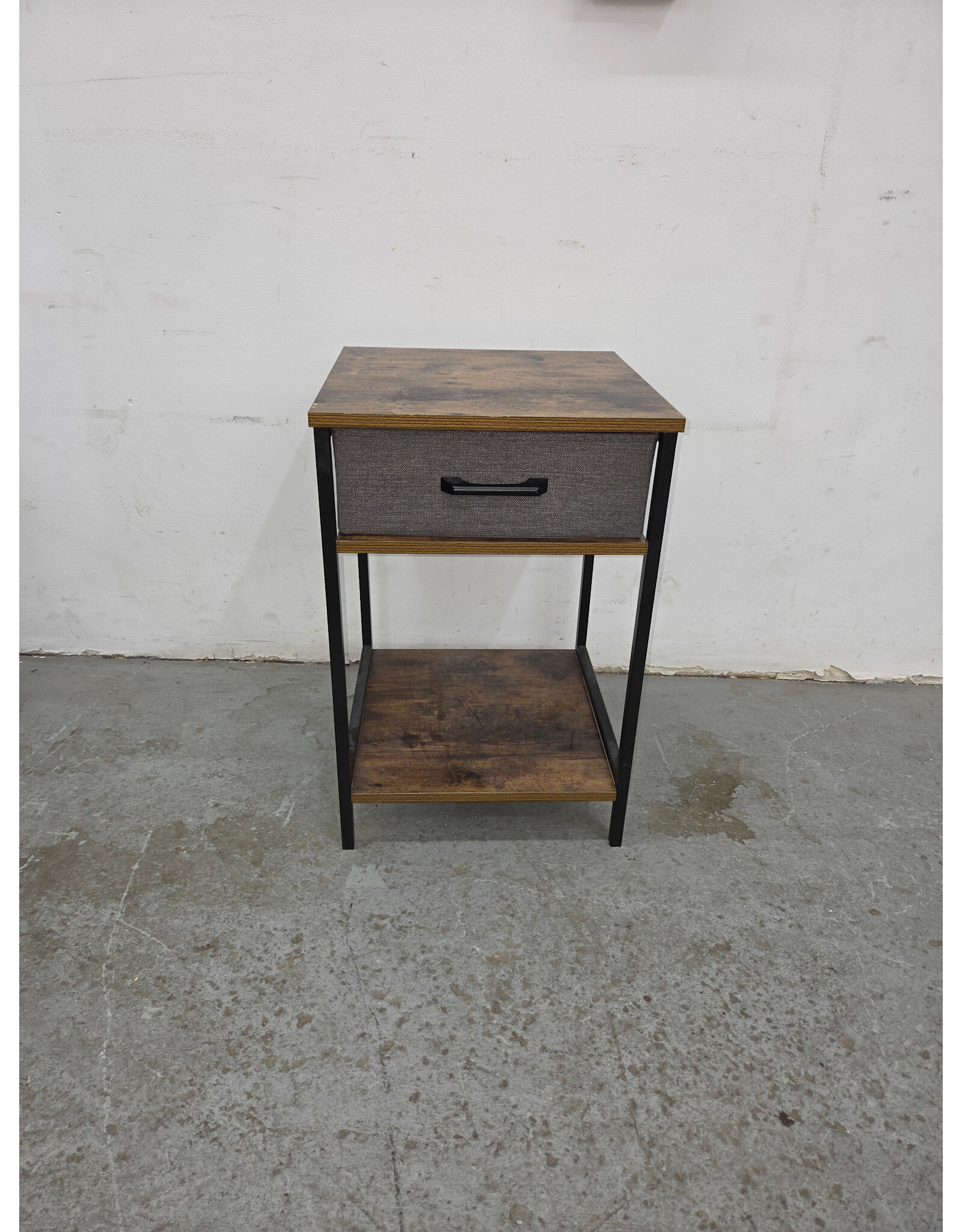 Rustic Industrial Bedside Table