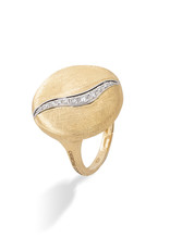 MARCO BICEGO Jaipur Collection 18K Yellow Gold and Diamond Accent Medium Ring