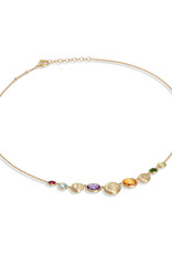 MARCO BICEGO Jaipur Color Collection 18K Yellow Gold Mixed Gemstone Necklace
