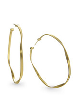 Marco Bicego Marrakech Collection 18K Yellow Gold Large Hoop Earrings