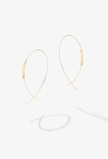 LANA JEWELRY LARGE TAG UPSIDE DOWN HOOPS