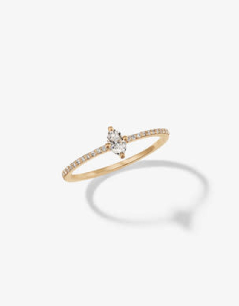 LANA JEWELRY FLAWLESS STACKABLE MARQUISE RING