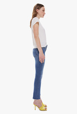 MOTHER THE MID RISE DAZZLER ANKLE FRAY JEAN