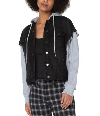 Hybrid French Terry Trucker Jacket