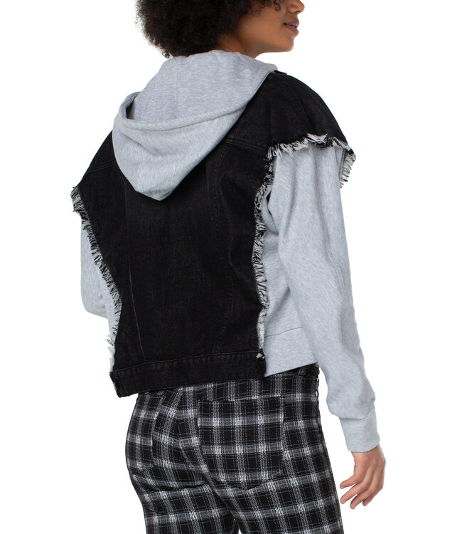 Hybrid French Terry Trucker Jacket
