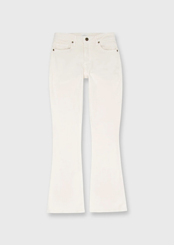 ANN MASHBURN Flare Cropped 5-Pocket Jean