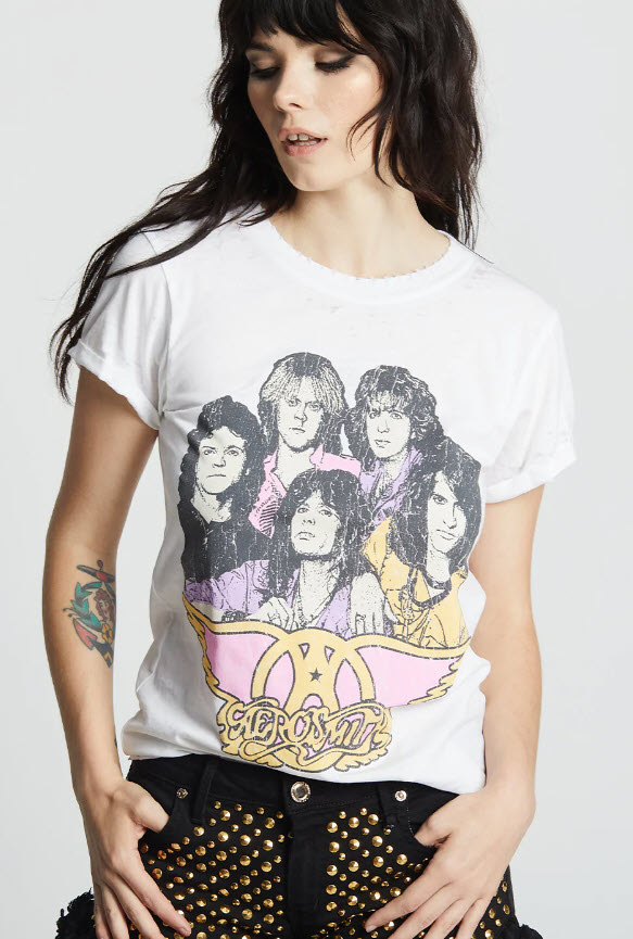 RECYCLED KARMA AEROSMITH DREAM ON 1973 TEE Maison Weiss