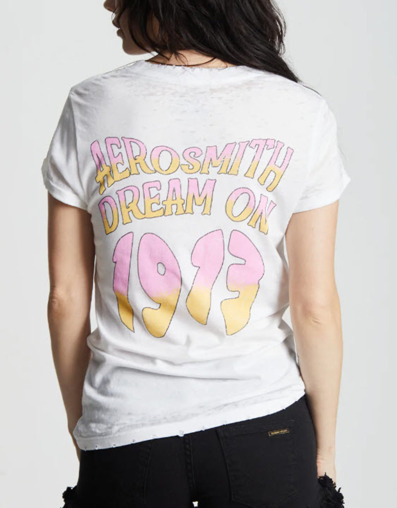 RECYCLED KARMA AEROSMITH DREAM ON 1973 TEE - Maison Weiss