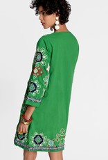 FRANCES VALENTINE CAPRIC EMBROIDERED TUNIC