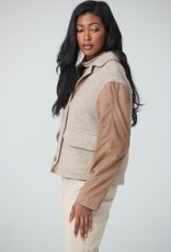 Iris Setlakwe Short jacket with curve sleeve