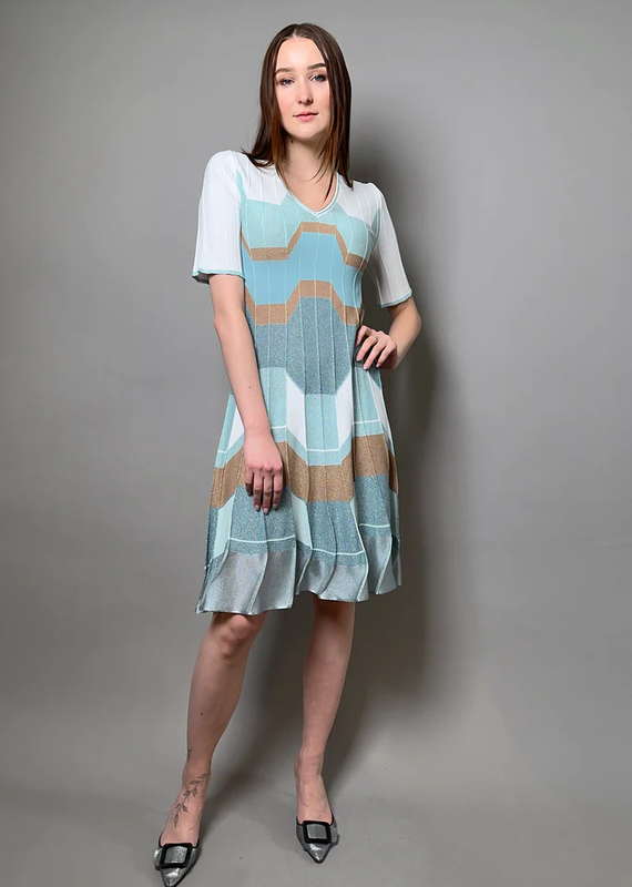 Geometric Pattern Dress