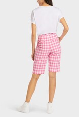 MARC CAIN Bright Pink Gingham Shorts - FINAL SALE