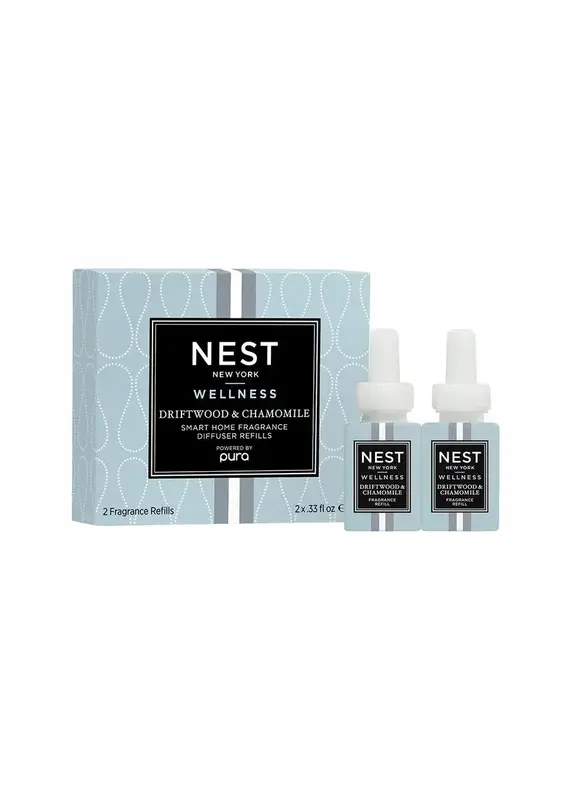 NEST FRAGRANCES DRIFTWOOD & CHAMOMILE  REFILL DUO FOR PURA SMART HOME FRAGRANCE DIFFUSER