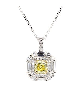 YELLOW DIAMOND PENDANT