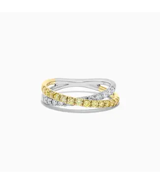 YELLOW ROUND DIAMOND RING