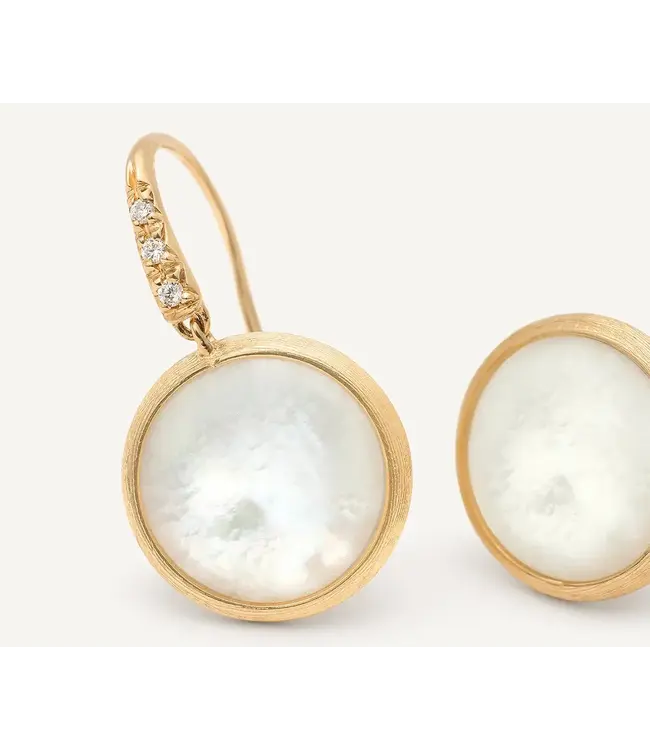 Marco Bicego JAIPUR 18K YG MOTHER OF PEARL EARRINGS