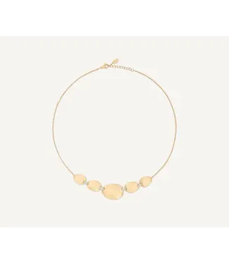 Marco Bicego Lunaria - Petal Halfsie Necklace with Diamonds