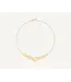 Marco Bicego Lunaria - Petal Halfsie Necklace with Diamonds