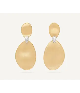 Marco Bicego Lunaria - Petal Earrings with Diamonds