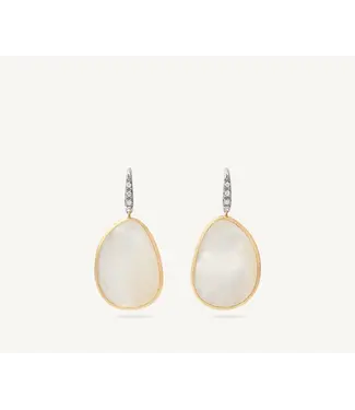 Marco Bicego Lunaria - Mother of Pearl Earrings with Diamonds