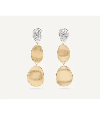 Marco Bicego yellow gold earrings with diamonds