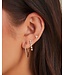 EF COLLECTION 14KY WG DIAMOND TRIO STUD EARRING