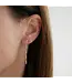 EF COLLECTION 14KY DROP EARRINGS