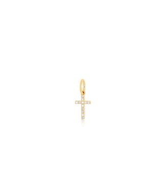 EF COLLECTION Diamond Cross Charm