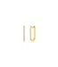 EF COLLECTION 14KY DIAMOND LOLA HOOP