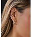 EF COLLECTION 14KY DIAMOND MAEVE HOOP EARRINGS